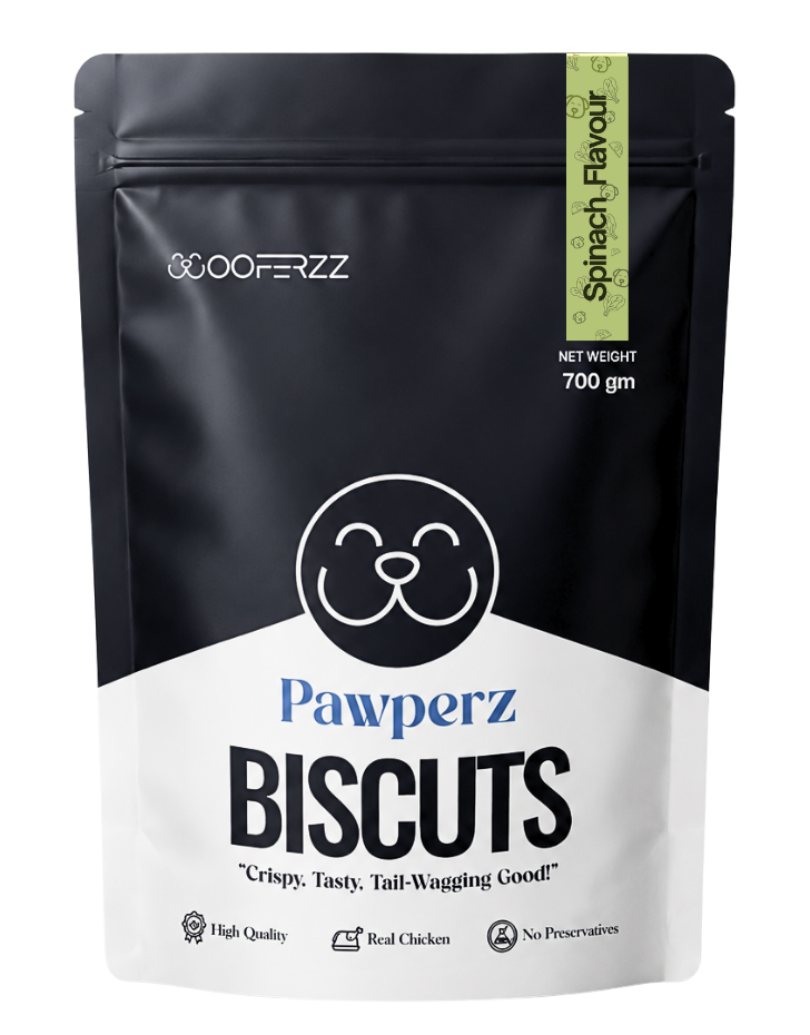 Spinach Dog Biscuits (700g) | Wooferzz