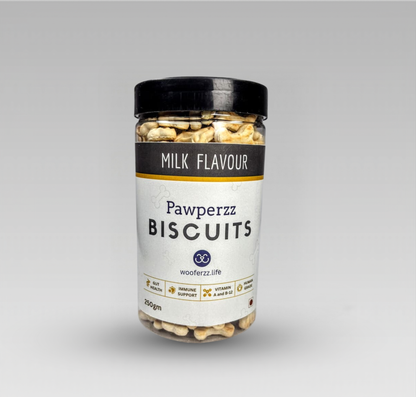 Pawperz Milk Biscuits (250gm)