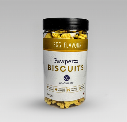 Pawperzz Egg Biscuits (250gm)