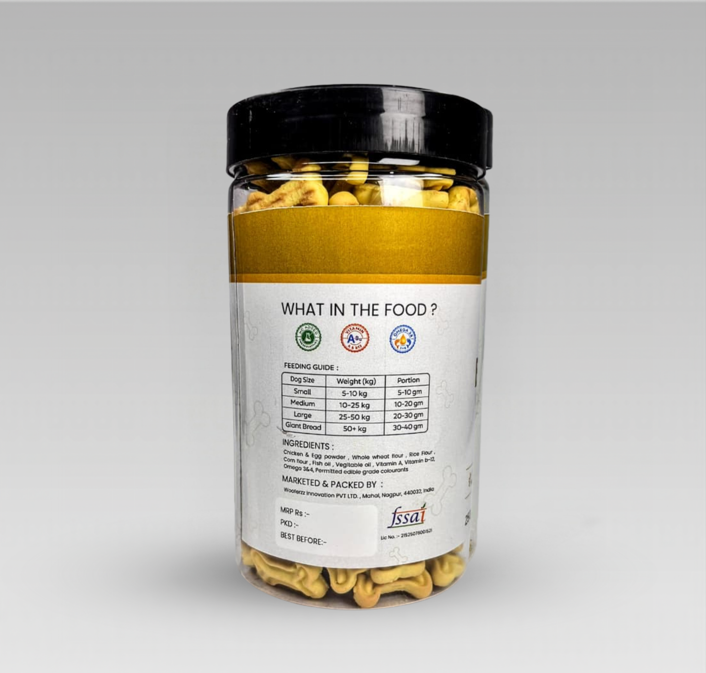 Pawperzz Egg Biscuits (250gm)