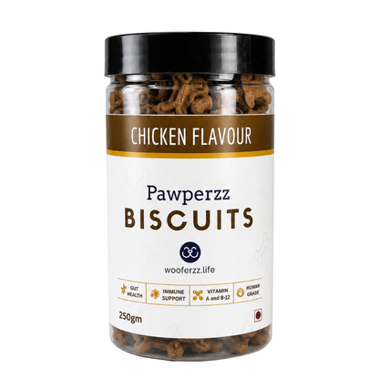 Chicken Dog Biscuits (250g) | Wooferzz