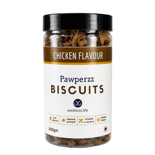 Chicken Dog Biscuits (250g) | Wooferzz