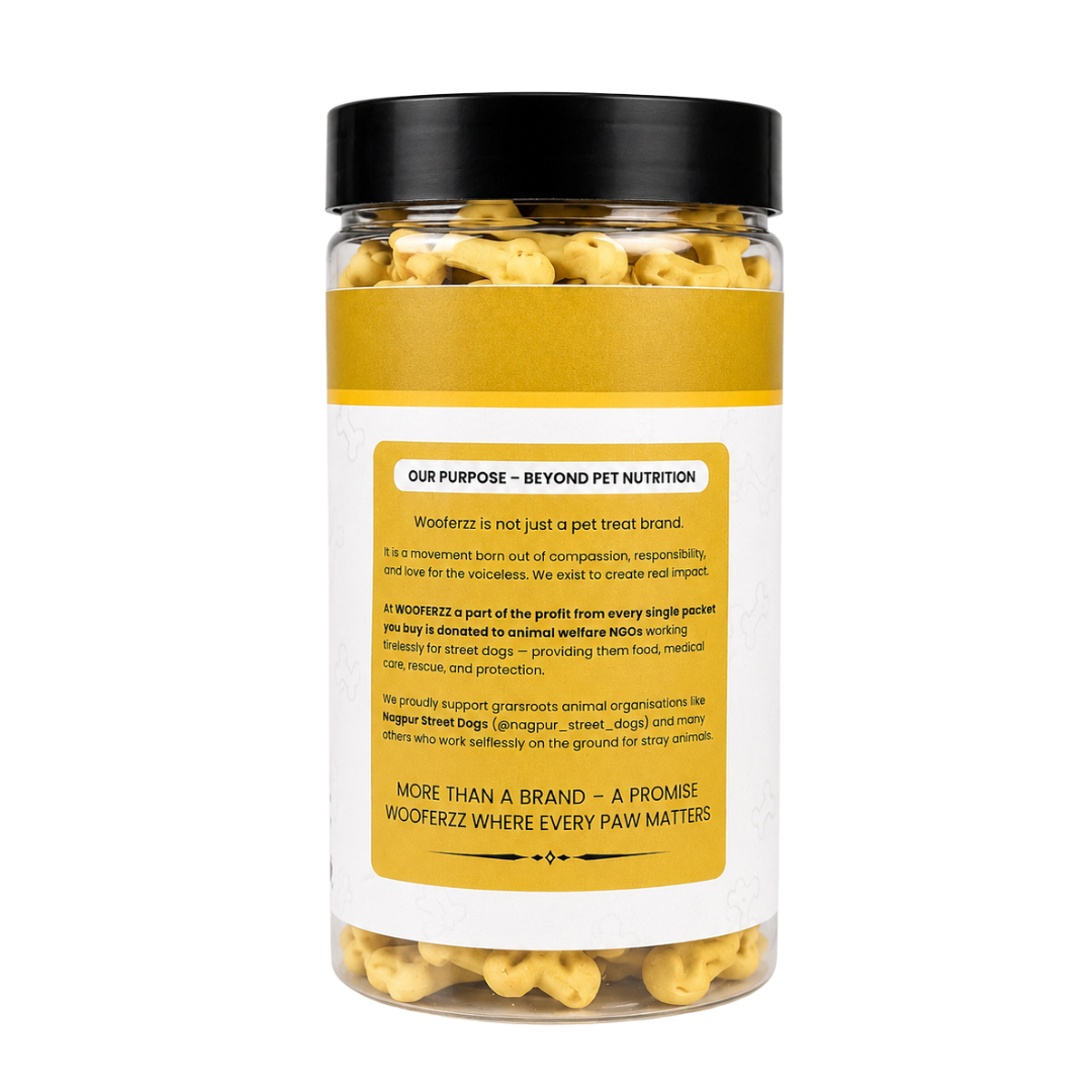 Egg Dog Biscuits (250g) | Wooferzz