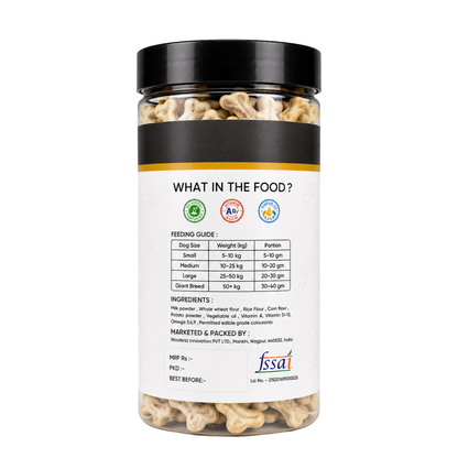Milk Dog Biscuits (250g) | Wooferzz