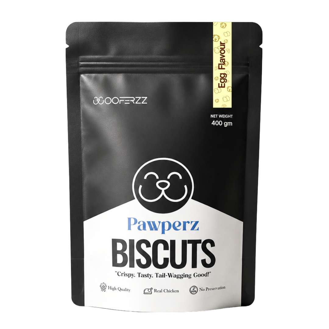Egg Dog Biscuits (400gm) | Wooferzz