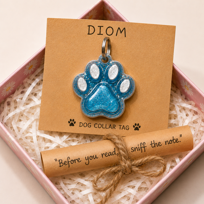 Royal Blue Paws – Premium Collar Tag