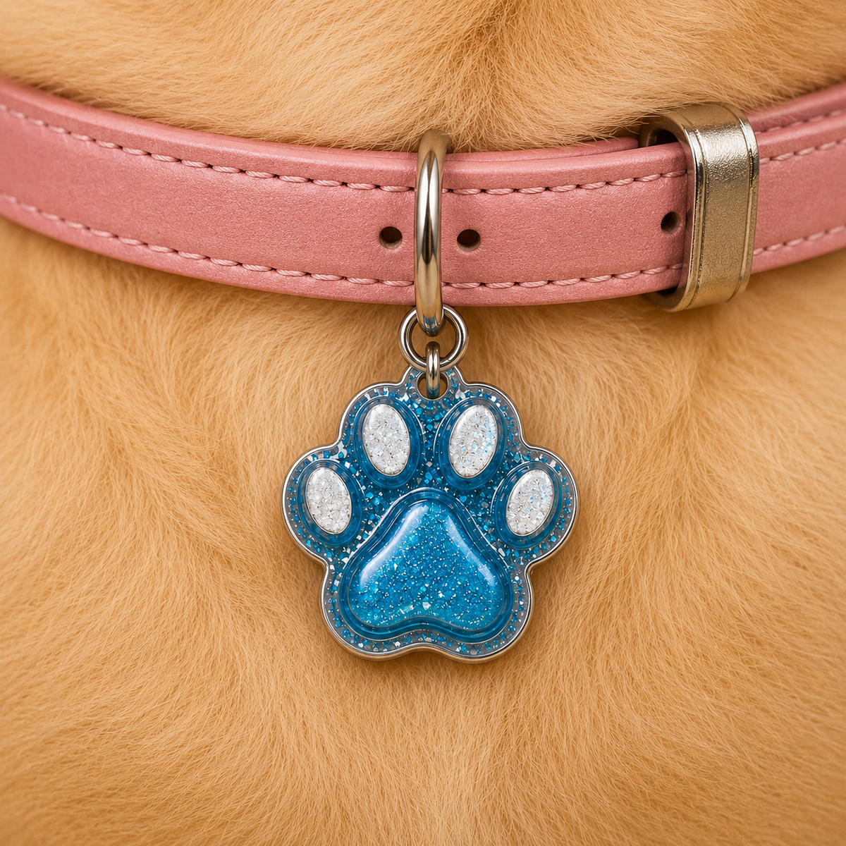 Royal Blue Paws – Premium Collar Tag