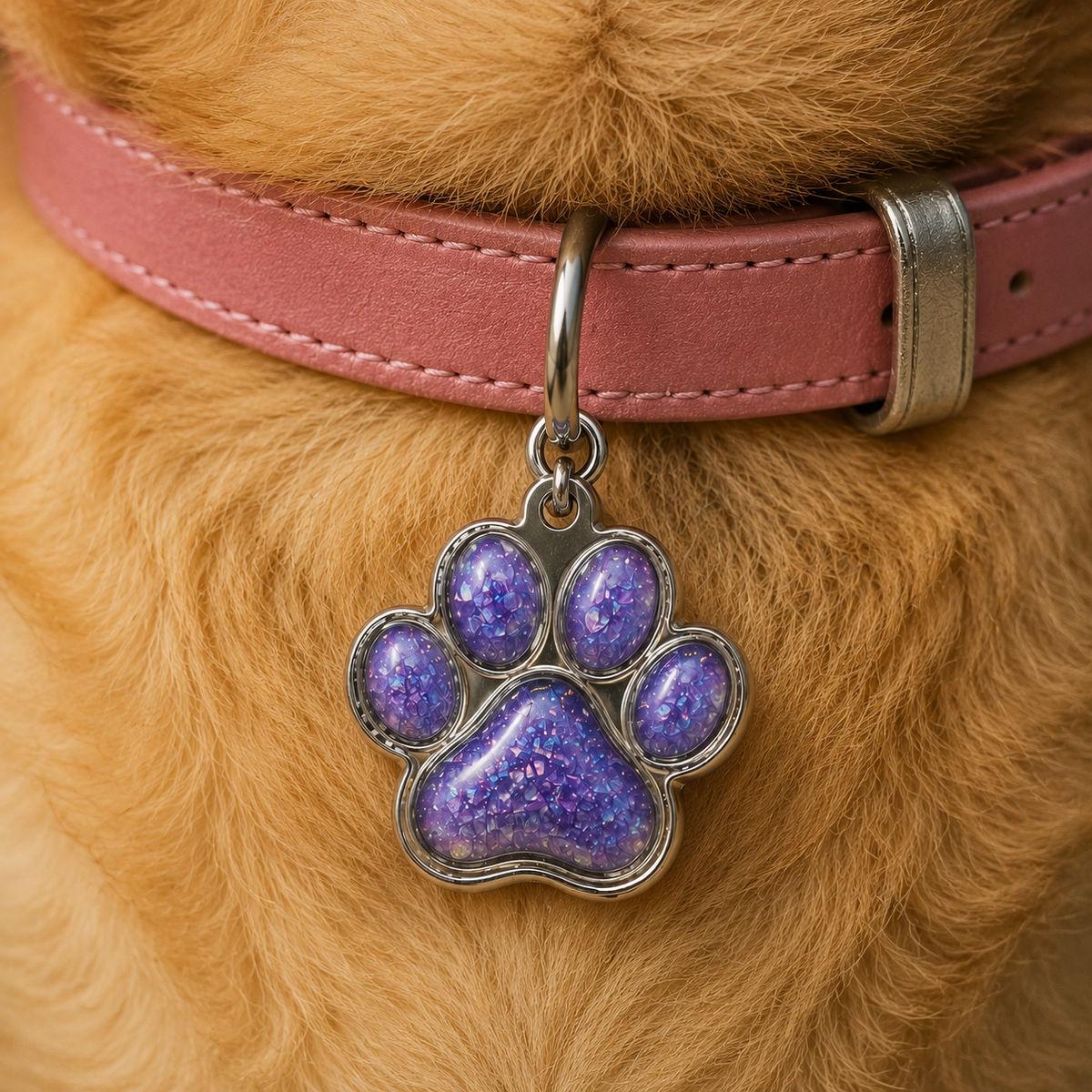 Midnight Paws – Premium Collar Tag