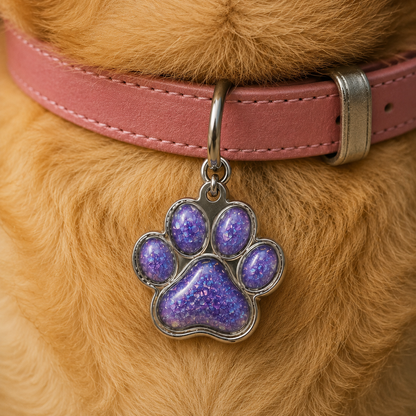 Midnight Paws – Premium Collar Tag