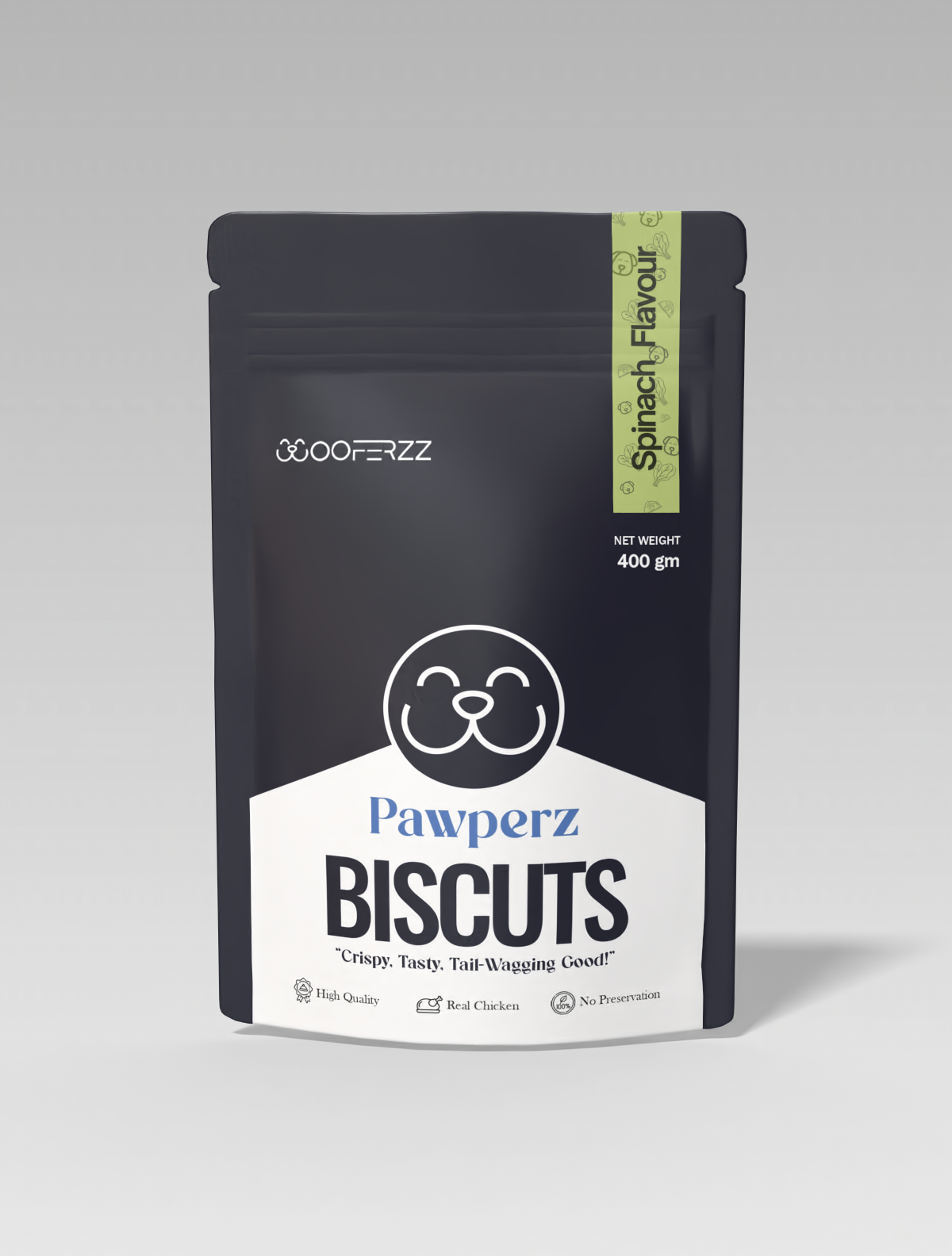 Pawperz Spinach Bicuits 400gm