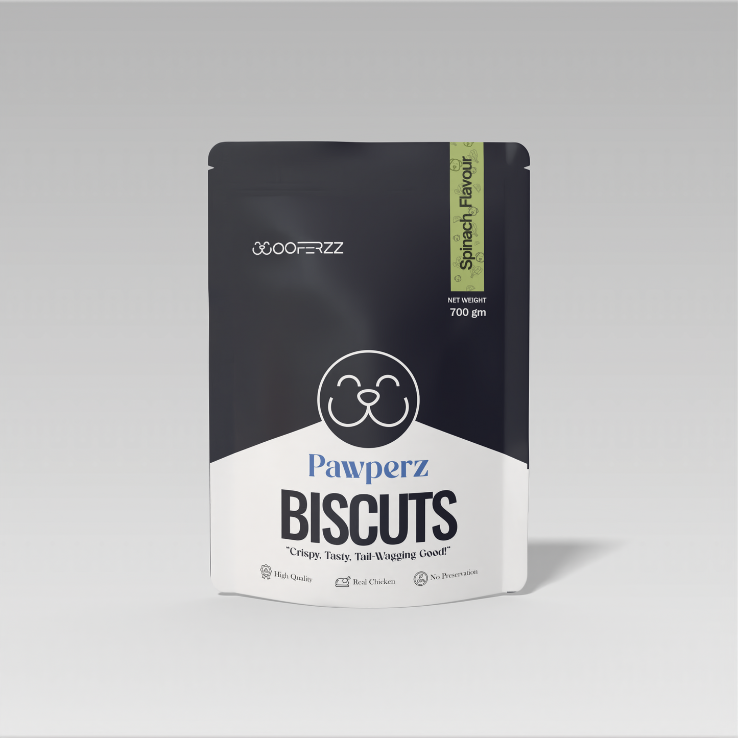Pawperz Spinach Biscuits 700gm