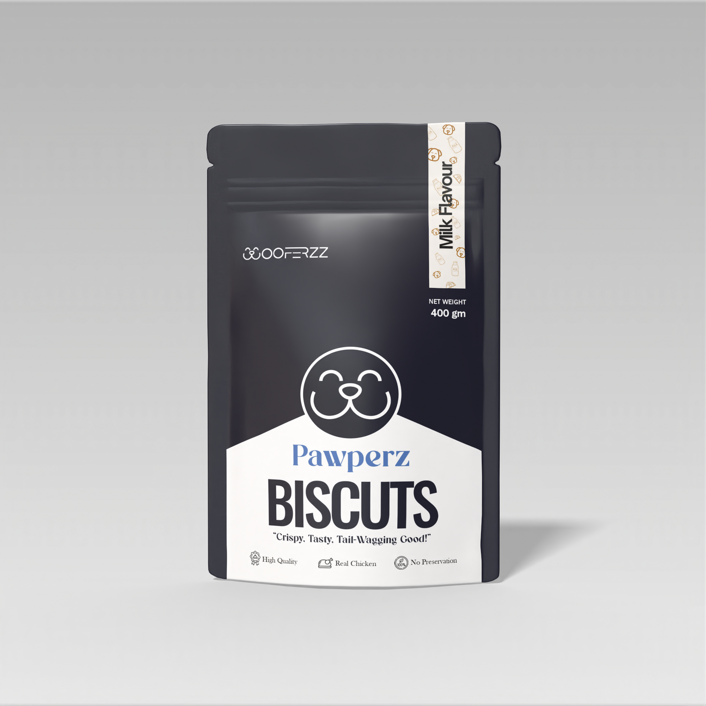 Pawperz Milk Biscuits 400gm